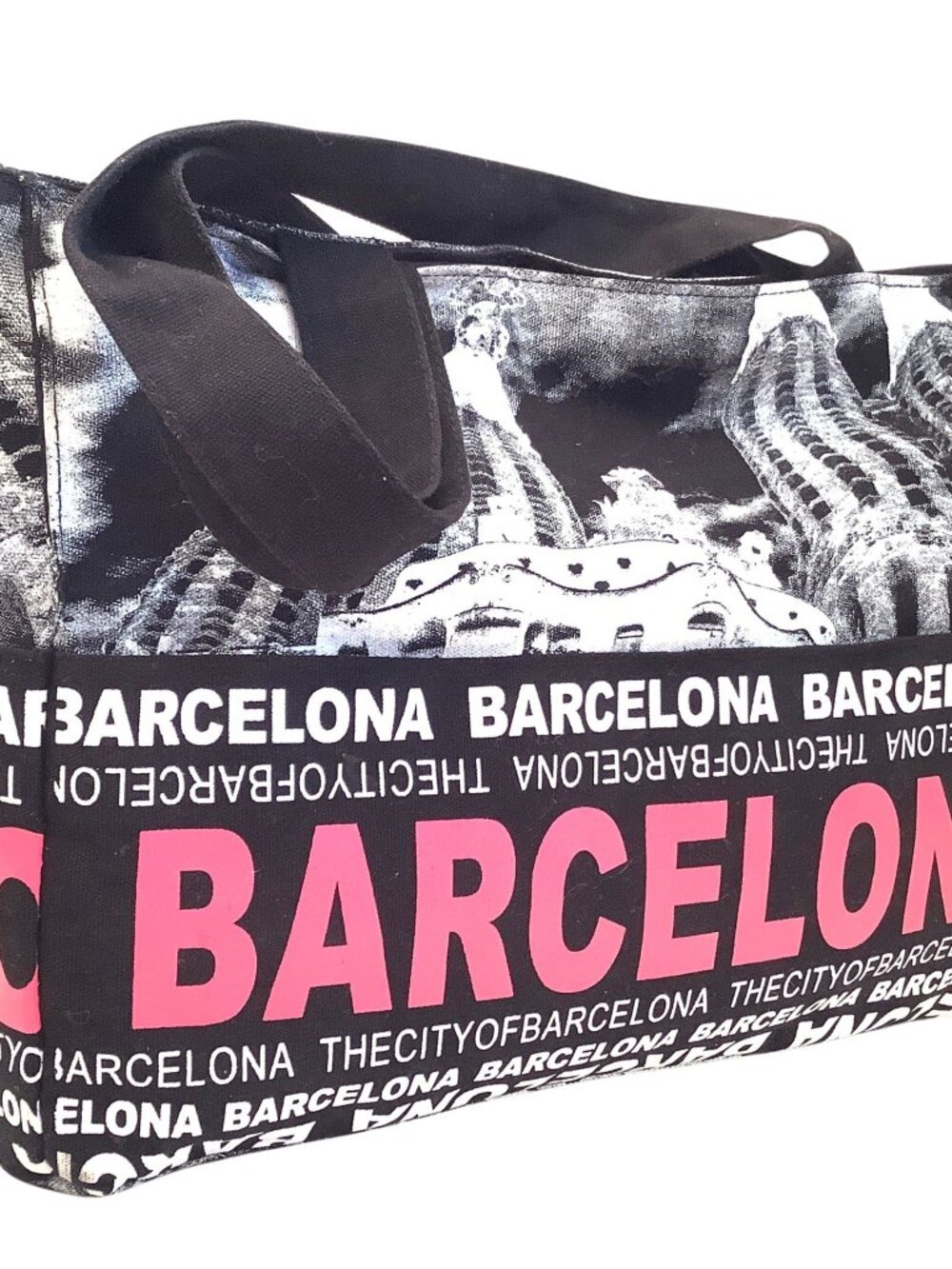 Barcelona Tote Bag La Sagrada Familia Souvenir Shopping Canvas Bag